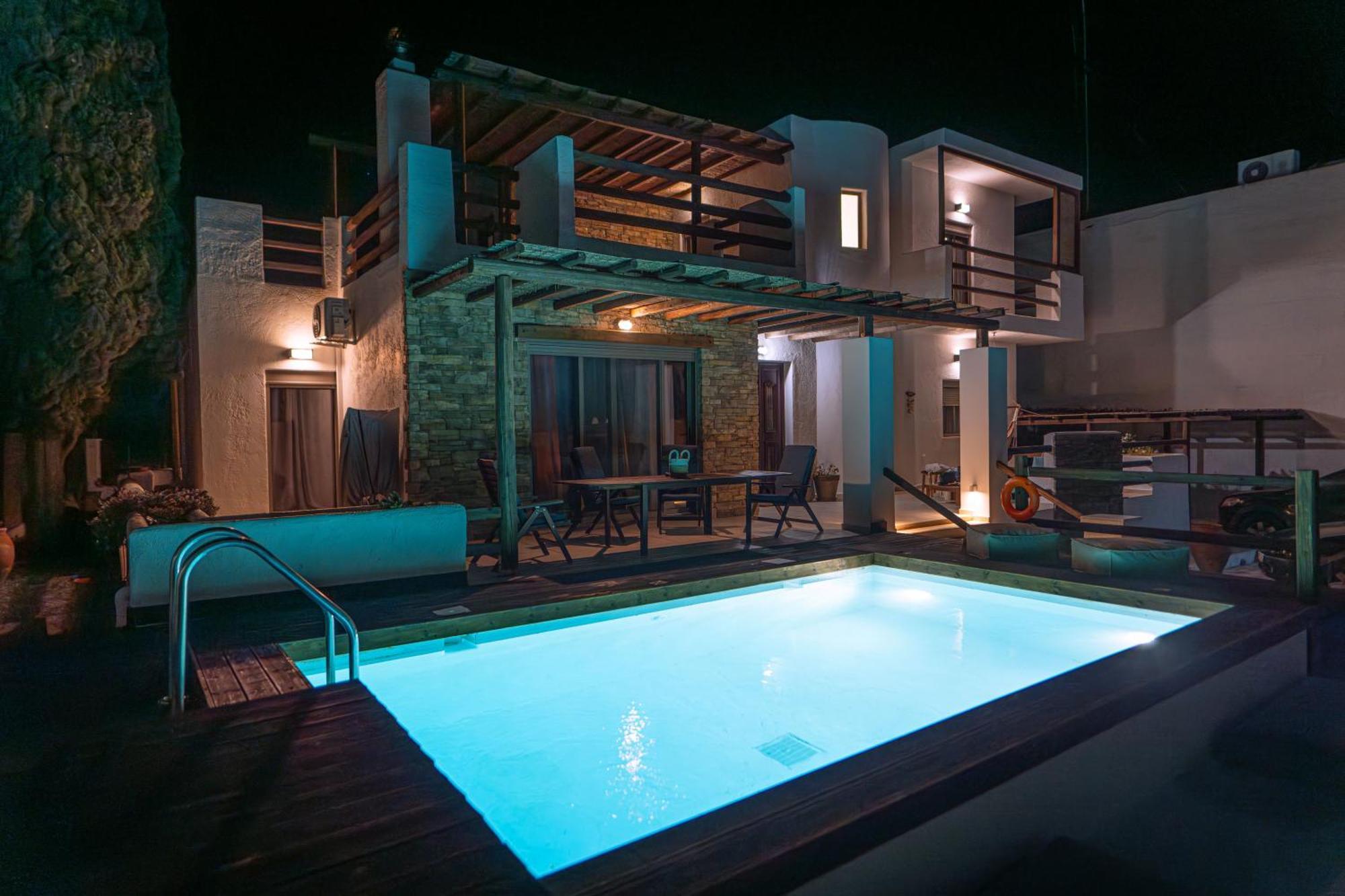 Apollonas & Sibylla Villa Chorio  エクステリア 写真